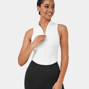 NWT HALARA In My Feels Mock Neck Sleeveless Tank Top Vest